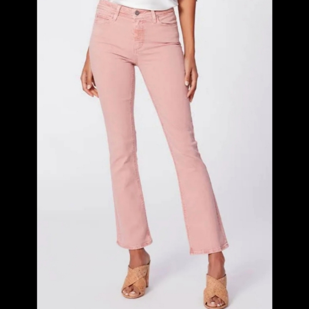 PAIGE Pink Ankle & Cropped Jeans